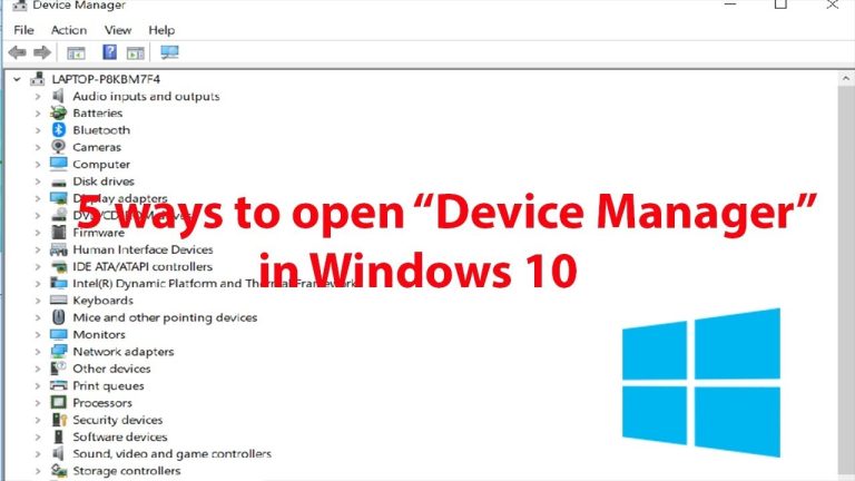 5 Ways to Open Device Manager in Windows 10 and 11 (2023)