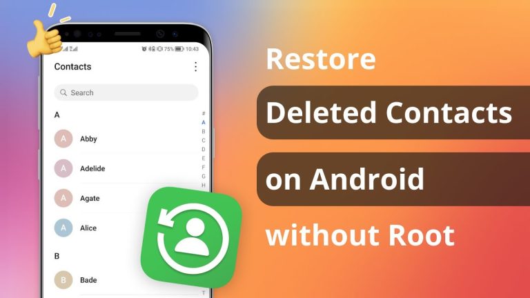 How to Restore Deleted Contacts on Android [2023]
