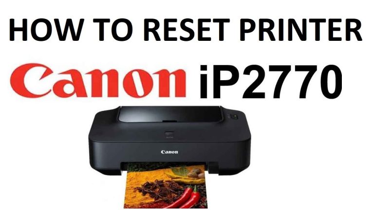 How to Reset Canon iP2770/iP2700 Printer on Laptop PC 2023