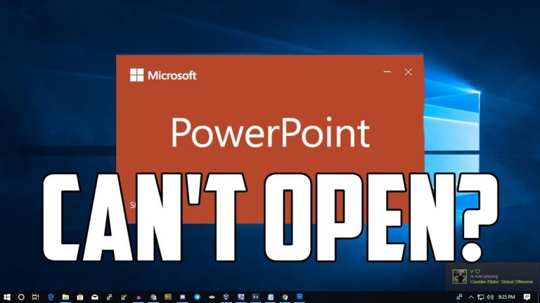 How To Fix: Microsoft Powerpoint Won’t Open In Windows