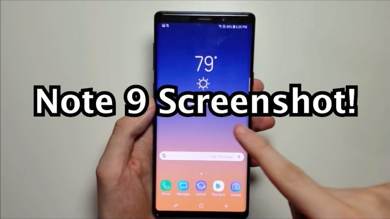 How to Take Screenshot on Samsung Galaxy Note 9 [2023]