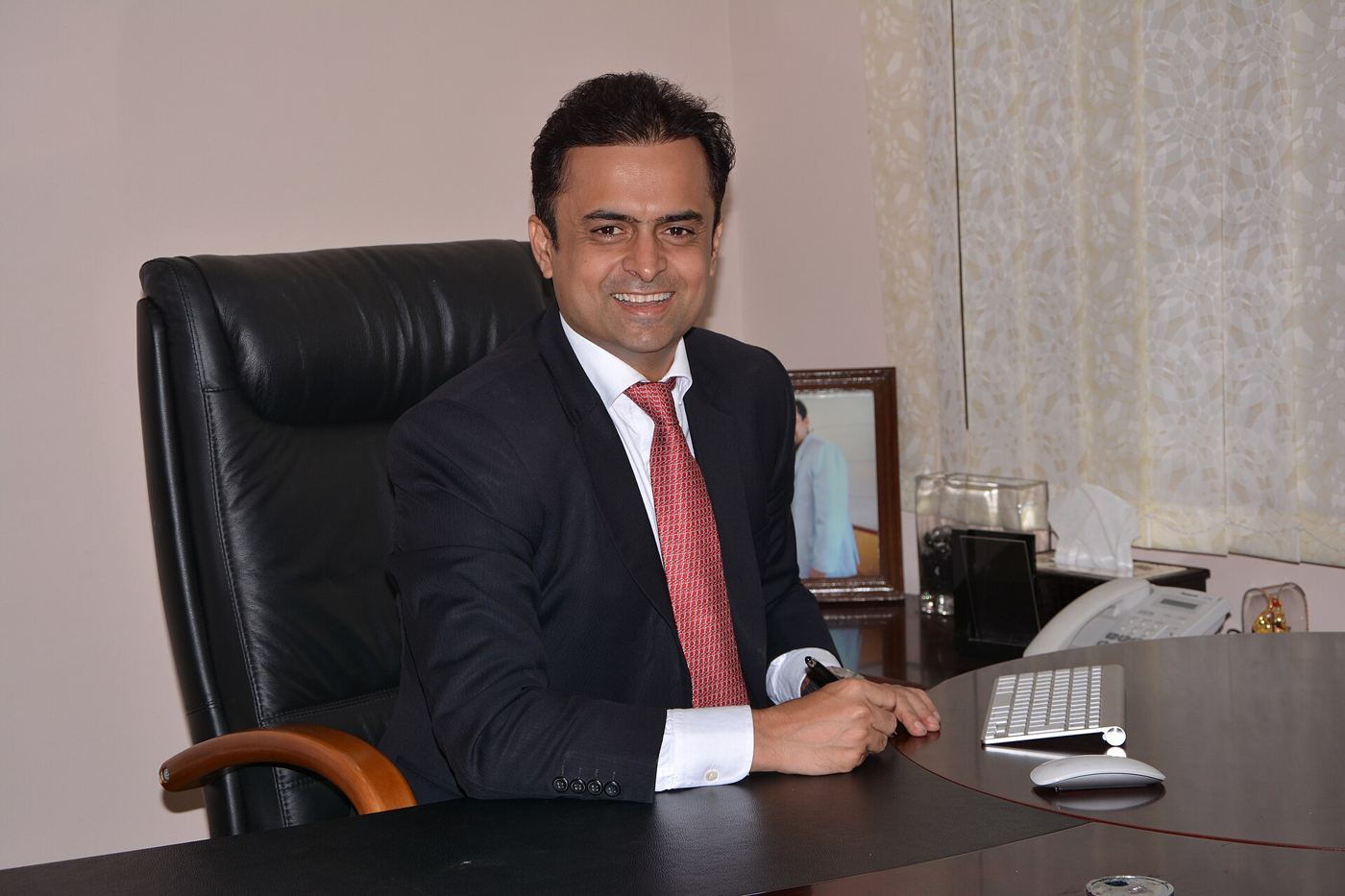 office workers collaborating on business growth plans